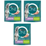 Purina ONE Sensitive Trockenfutter 4,2 kg ( 3 x 1,4 kg )