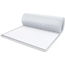 Fdm Matratzentopper KALTSCHAUM Matratze Topper 80x200 cm Kaltschaum Härtegrad H4 Höhe ca. 5 cm Allergiker Geeignet Öko-Tex Weiß