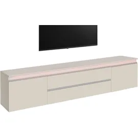 Home Affaire Magic Lowboard 240 cm x 55 cm Kaschmir Matt Holz