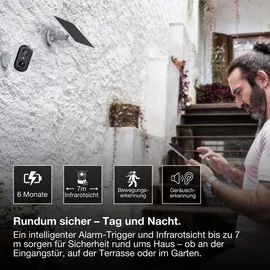 Osram SMART+ WIFI OUTDCAMERA BATTERY SOLAR Weiß