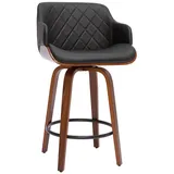 miliboo Design-Barhocker PANACH 65 cm Schwarz