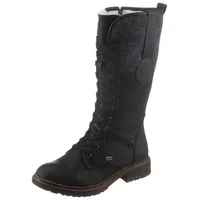 Rieker Schnürstiefel schwarz Tex-Ausstattung 799615-37