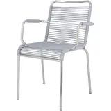 Fiam Mya Spaghetti Stapelsessel 57 x 52 x 85 cm grau