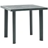 vidaXL Gartentisch Grün 80 x 75 x 72 cm Kunststoff