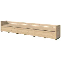 Weka Sitzbank Killarney Braun 285 x 285 x 63 cm