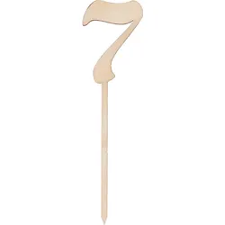 Sallys Cake Topper Zahlen - aus echtem Holz