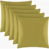 BestLivings Dekokissen 40x40 cm Living 5er Pack Grün