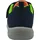 SKECHERS Skech-Stepz 2.0 Mini Wanderer Sneaker, Navy Textile Synthetic Lime Orange Trim, 23 EU