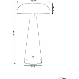 Beliani Bocono Schwarz