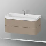 Duravit Happy D.2 Plus Waschtisch mit Unterschrank, 2 Auszüge, HP4348E7575,