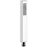 GESSI Rettangolo Antikalk-Handbrause, Eigensicher, Handbrause aus Metall, 20154031, Farbe: Chrom