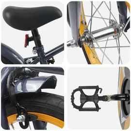 vidaXL Kinderfahrrad 16 Zoll Dunkelgrau
