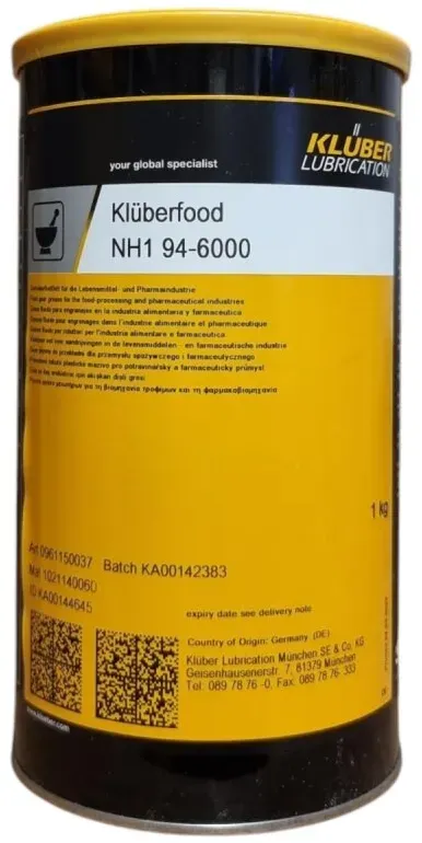 Klüber Klüberfood NH1 94-6000, 1 Kg Dose