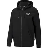 Puma Essentials Small Logo Fleece-Kapuzenjacke Herren 01 black L