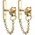 Elli Ohrhänger Geo gold 925 Sterling Silber onesize