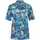 GOLDNER Hemdbluse floral Blau 20