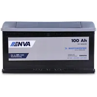 ENVA Autobatterie 12V 100Ah 900A Starterbatterie PKW Batterie Wartungsfrei +30% Startleistung - Ersetzt 88Ah 90Ah 95Ah 110Ah 120Ah mit Magic-Eye, Feuerschutz und Kurzschlussschutz