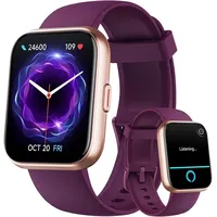 Smartwatch Herren Damen,mit Telefonfunktion,Fitnessuhr 120+ Sportmodi IP68 Wasserdicht, Sportuhr Herzfrequenz Schlafmonitor Schrittzähler