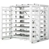 R+R INDUSTRIETECHNIK Rr Industrietechnik Schubfachregal für Bleche Rbr-20t 2370x1150x2310mm 8 Etagen mit Tiefenauflage