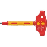 WERA 410 i VDE A RA VDE-isolierter Quergriff-Adapterschraubendreher 1/4" Klingenlänge 130 mm