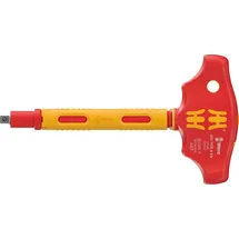 WERA 410 i VDE A RA VDE-isolierter Quergriff-Adapterschraubendreher 1/4" Klingenlänge 130 mm