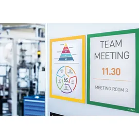 Durable Magnetrahmen DURAFRAME® MAGNETIC A4 gelb