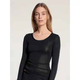 CALIDA Langarmshirt True Confidence Schwarz S