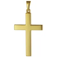 trendor Kreuzanhänger Kreuz- für 28 mm Gold 333 / 8K goldfarben
