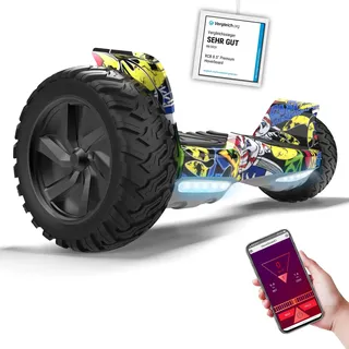 RCB 8.5" Premium Offroad Hoverboard, APP Steuerfunktion,Integrierte LED-Bluetooth mit Leistungsstarkem Motor,Elektro alle Gelände Hoverboards,Geschenk für Kinder