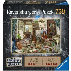 Ravensburger Puzzle Puzzle EXIT - Das Künstleratelier, 759 Puzzleteile