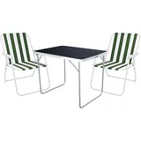 Mojawo Camping Set Campingtisch Schwarz/Grün