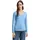 Tom Tailor Front Logo Coin Pullover Mit V-ausschnitt Sea Blue Melange XS