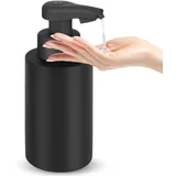 Phneems Seifenspender Automatisch Elektrischer Automatic Soap Dispenser Mit Sensor No Touch Sensor Automatischer Seifenspender FüR Bad,KüChe,BüRo Schwarz