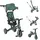 Byox Dreirad, Tricycle Juno 4 in 1 Laufrad Schiebegriff Sitzdrehung Sonnendach grün