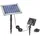 esotec Solar Lüfterset FreshAir, 18V/DC 5W, Luftstrom 90m3, Solarventilator Belüftungsset, Ventilator Gewächshaus, Lüftersystem, Lüfter 92x92mm, 101862