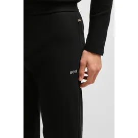 Boss Pyjamahose Waffle Schwarz M