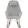 SalesFever Schaukelstuhl Entspannung pur Cord 102 x 109 x 66 cm Grau mit Kissen