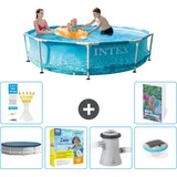 Frame Pool Rund - 305x76 Cm - 7-teilig  S4