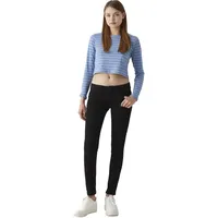LTB Jeans Molly Jeans, Black To Black Wash, 27W / 30L