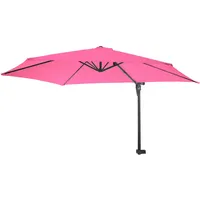 Mendler Wandschirm Casoria, Ampelschirm Balkonschirm Sonnenschirm, 3m neigbar, Polyester