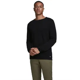 JACK & JONES Hill Knit Pullover Black XL