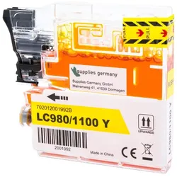 BULK LC980/1100Y Alternativ Tinte Yellow für Broth / LC980Y / 20ml