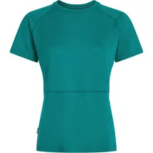 Icebreaker Damen 200 Waffle Elevation T-Shirt (Größe S, tuerkis)