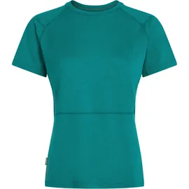 Icebreaker Damen 200 Waffle Elevation T-Shirt (Größe S, tuerkis)
