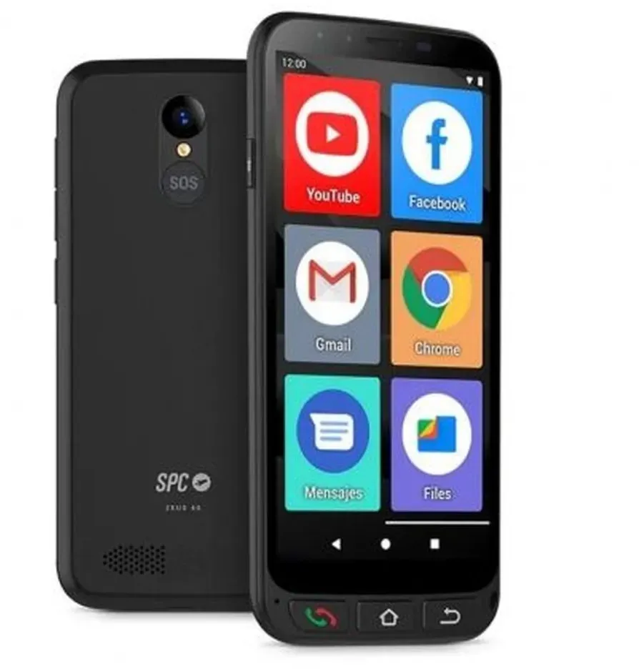 Smartphone SPC Zeus 4G Pro Quad Core 4 GB RAM 64 GB Schwarz