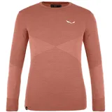Salewa Zebru MED Warm Langarm-T-Shirt Etruscan Red 104
