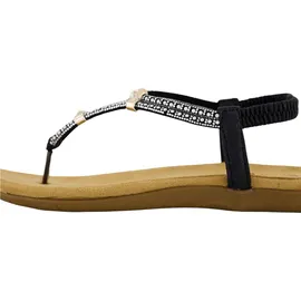 2GO FASHION Sandale Damen Schwarz 38