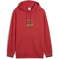 Puma Road To Unity Graphic Kapuzenpullover Red Fire S