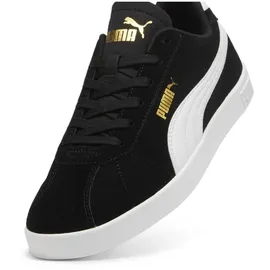 Puma Unisex Club II Sneaker, Black White Gold, 47 EU