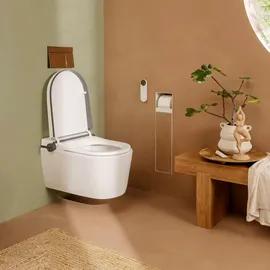 Hansgrohe LavaPura Element S Wand-Dusch-WC mit WC-Sitz Weiß